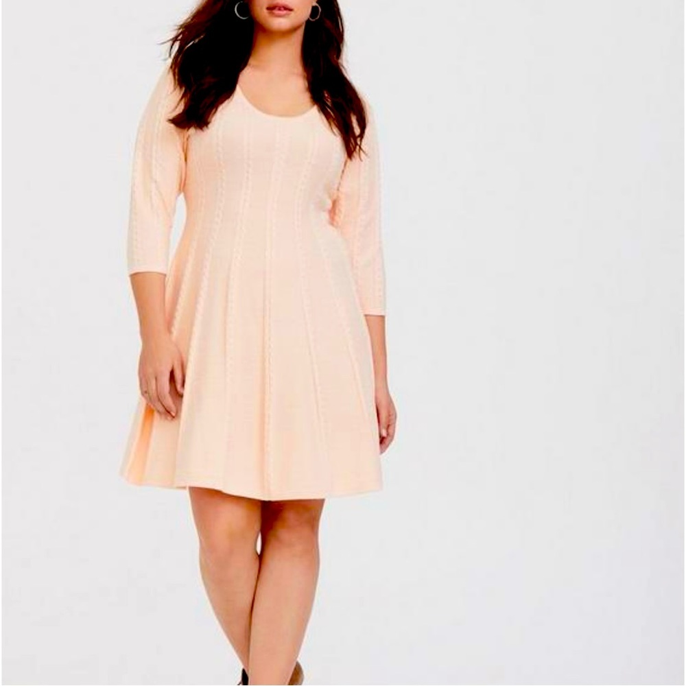 torrid Peach A-Line Mini Dress